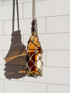 Crystal Knot Wine Carrier Bag With Shoulder Strap