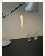Stone Base Wine Glass