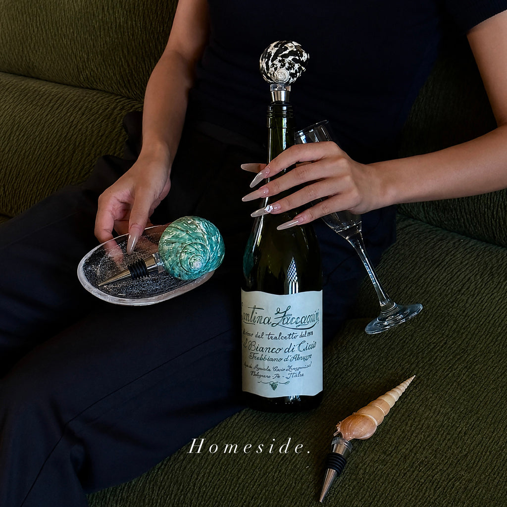 Natural Seashell Wine Bottle Stopper