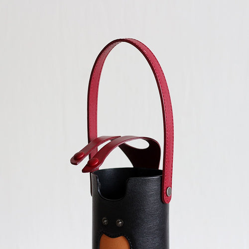 Luxe Leather Wine Carriers