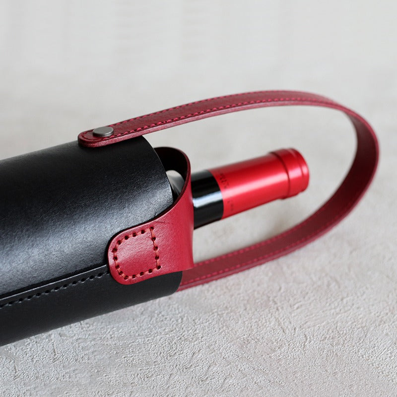 Luxe Leather Wine Carriers