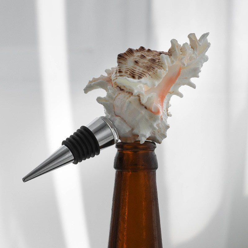 Natural Seashell Wine Bottle Stopper