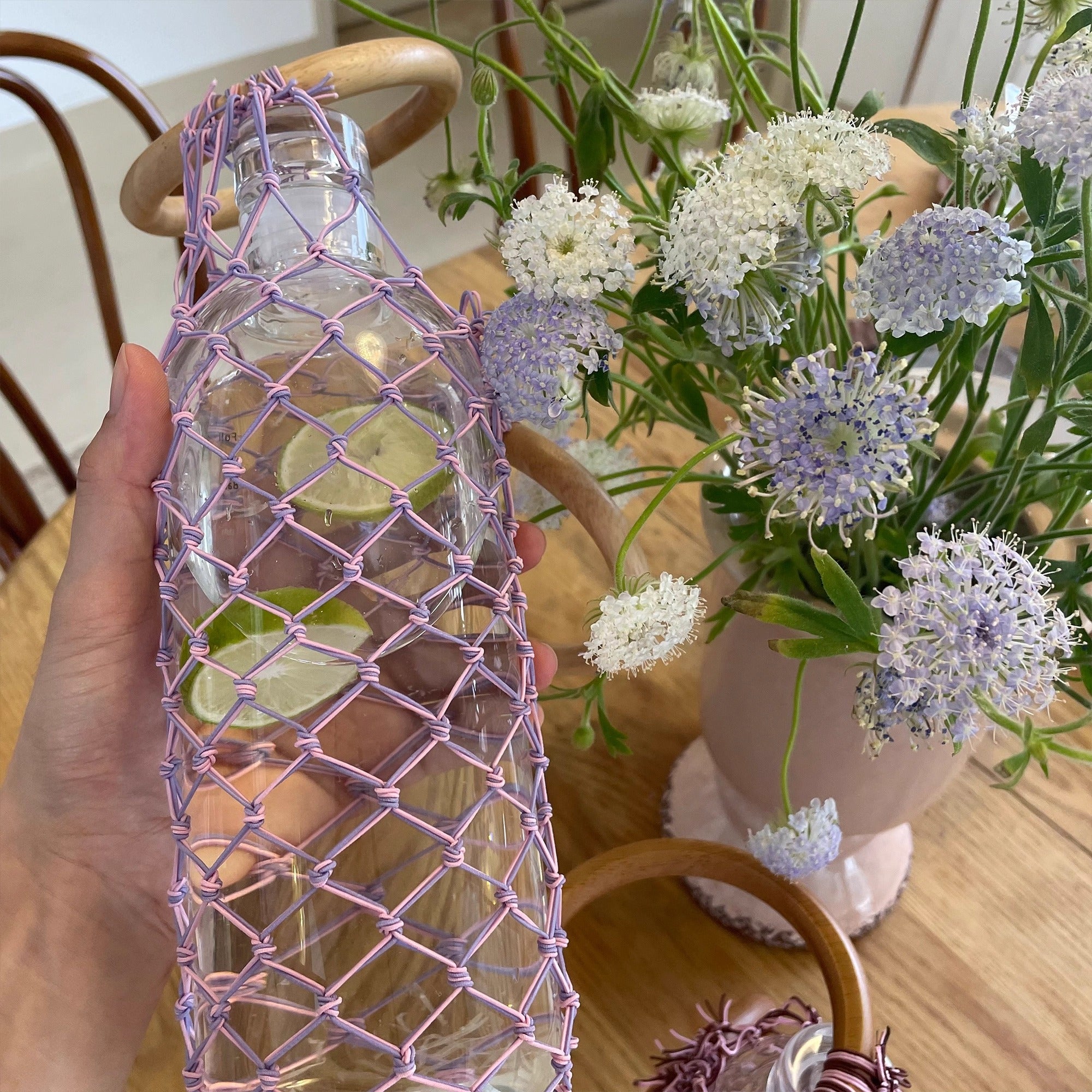 Wooden Weave Wine Carrier