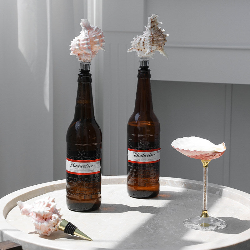 Natural Seashell Wine Bottle Stopper