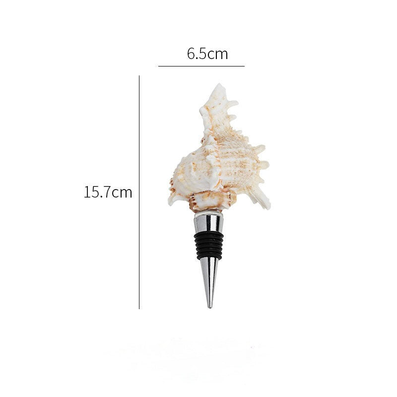 Natural Seashell Wine Bottle Stopper