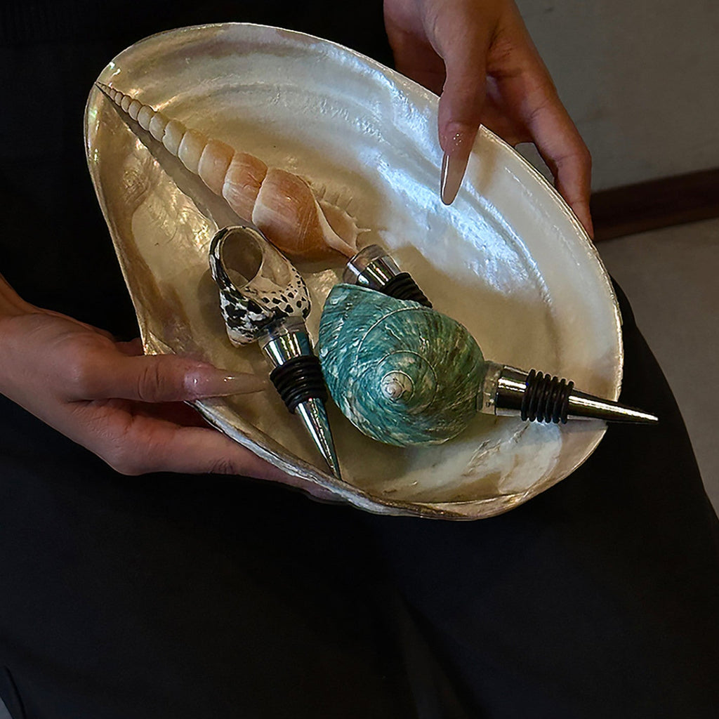 Natural Seashell Wine Bottle Stopper
