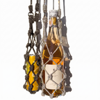 Crystal Knot Wine Carrier Bag With Shoulder Strap