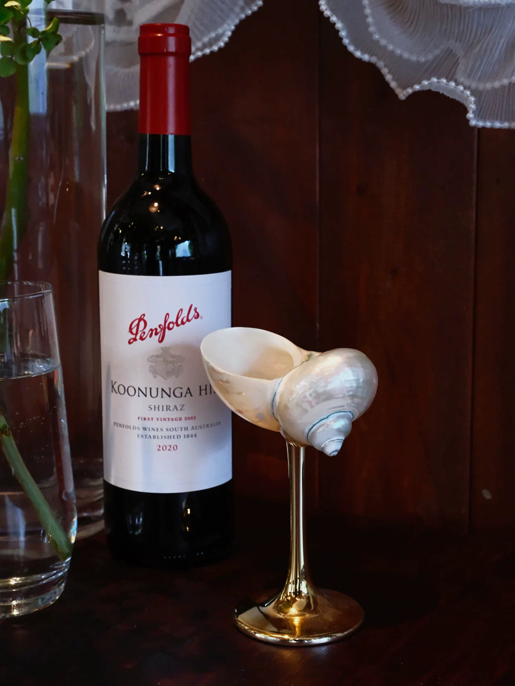 Magnificent Conch Shell Wine Glass