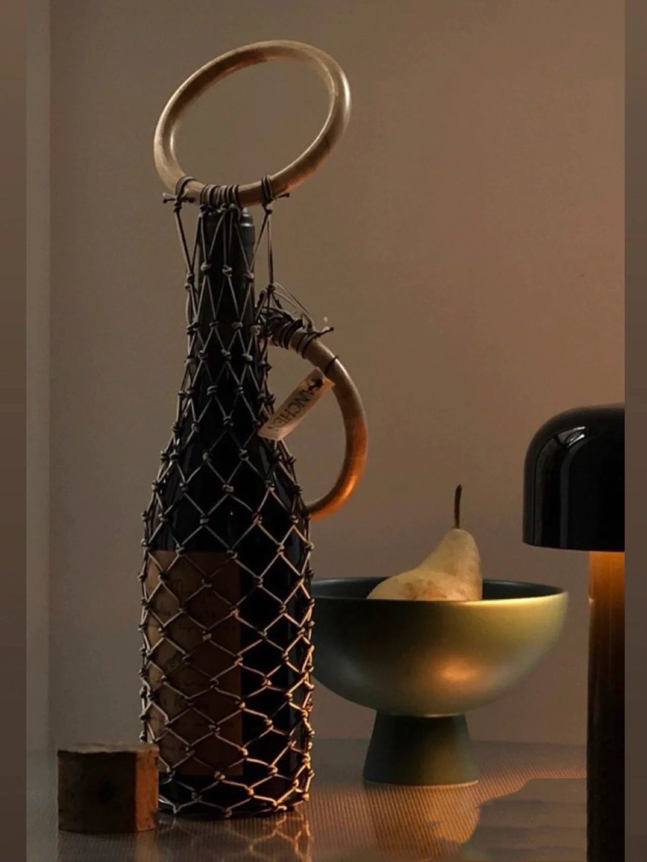 Wooden Weave Wine Carrier