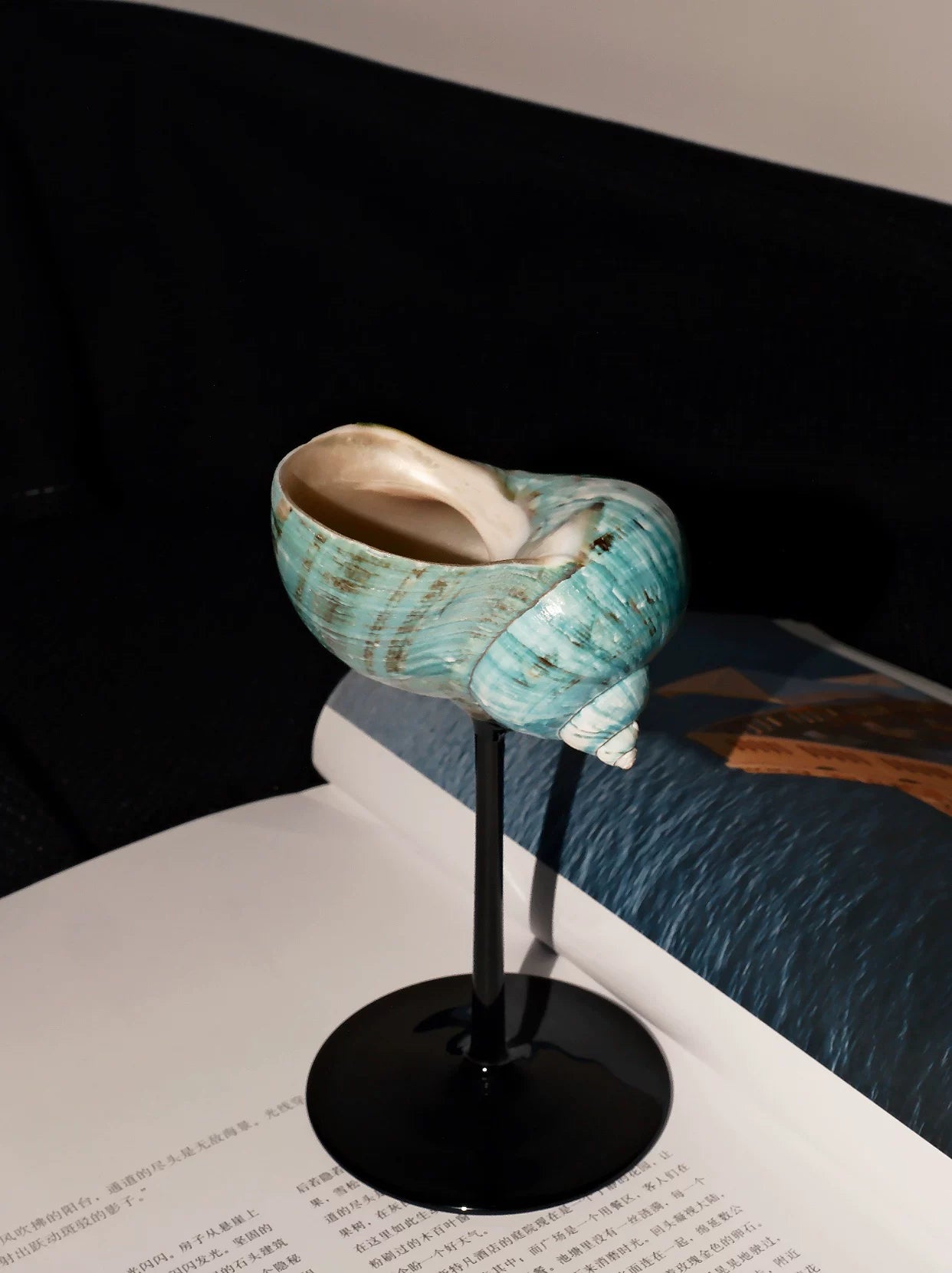 Magnificent Conch Shell Wine Glass