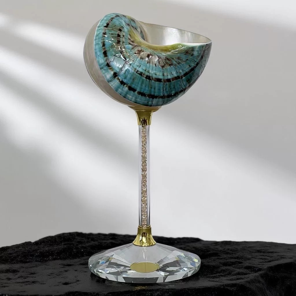 Magnificent Conch Shell Wine Glass
