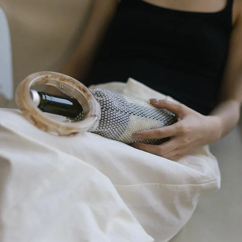Luxe Crystal Wine Carrier